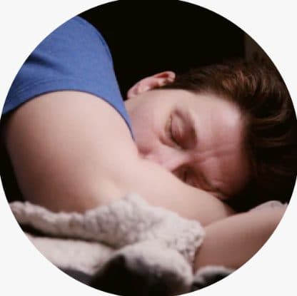 Man sleeping peacefully